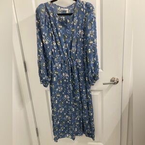 Reformation long sleeve midi Lisse dress in color Avery perfect condition